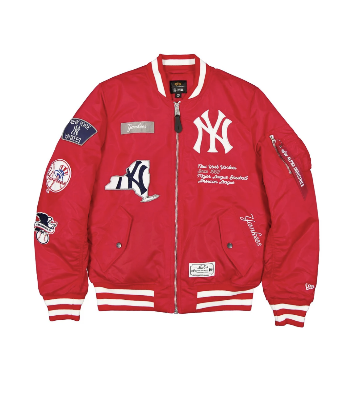 New Era Alpha Industries Yankees Lettermen Varsity Jacket
