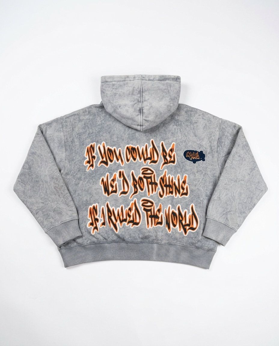 No Feeling Heather Grey Hoodie