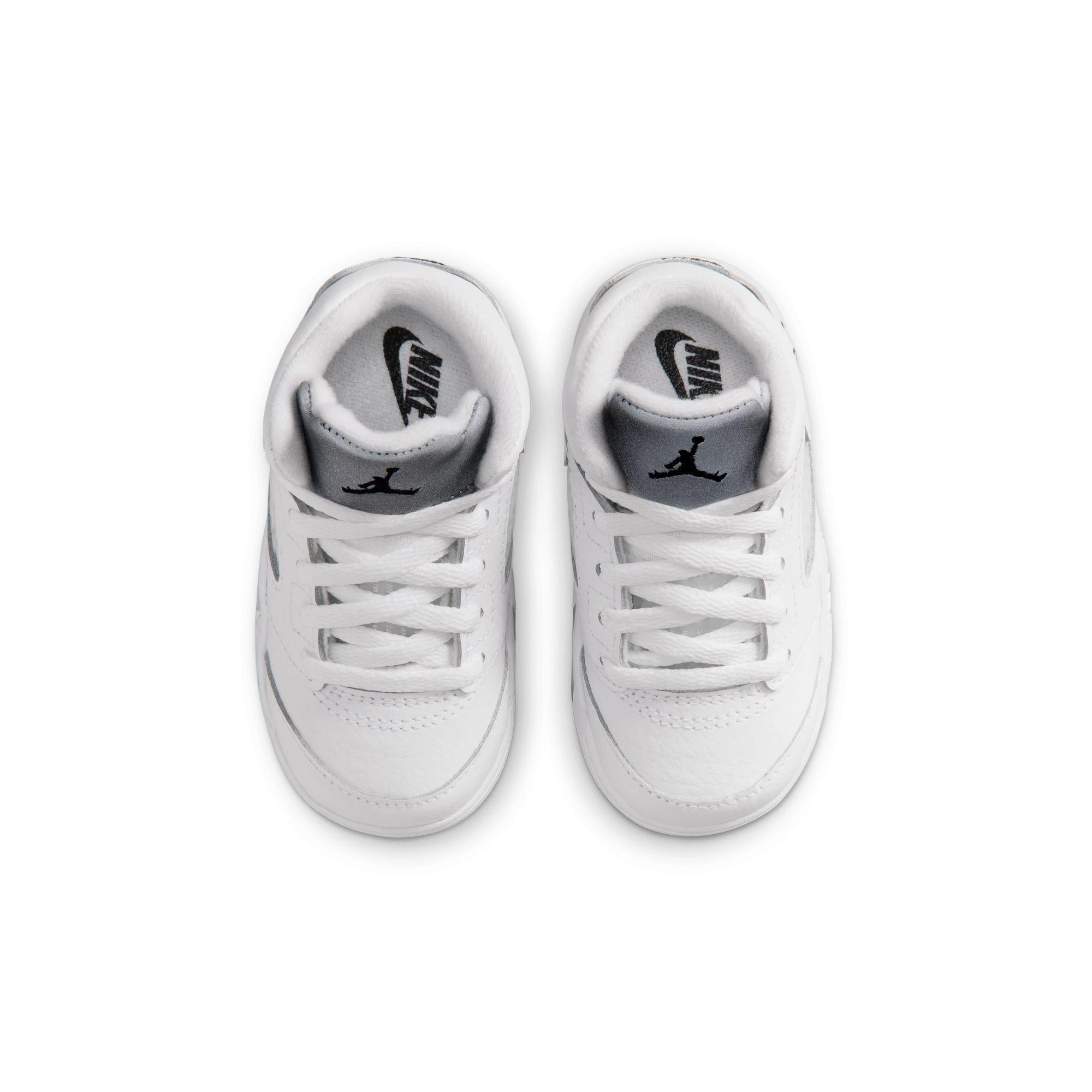 Jordan 5 Retro Toddler “White Metallic”