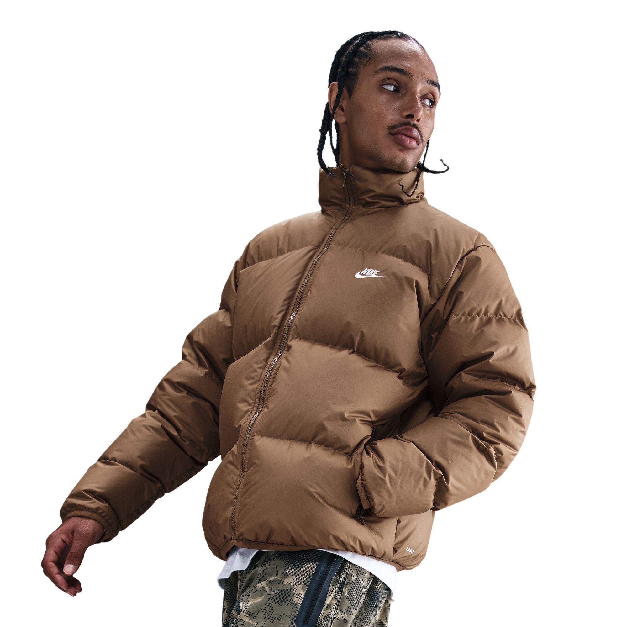 Nike Sportswear Club  Therma-FIT Down Brown Puffer Jacket