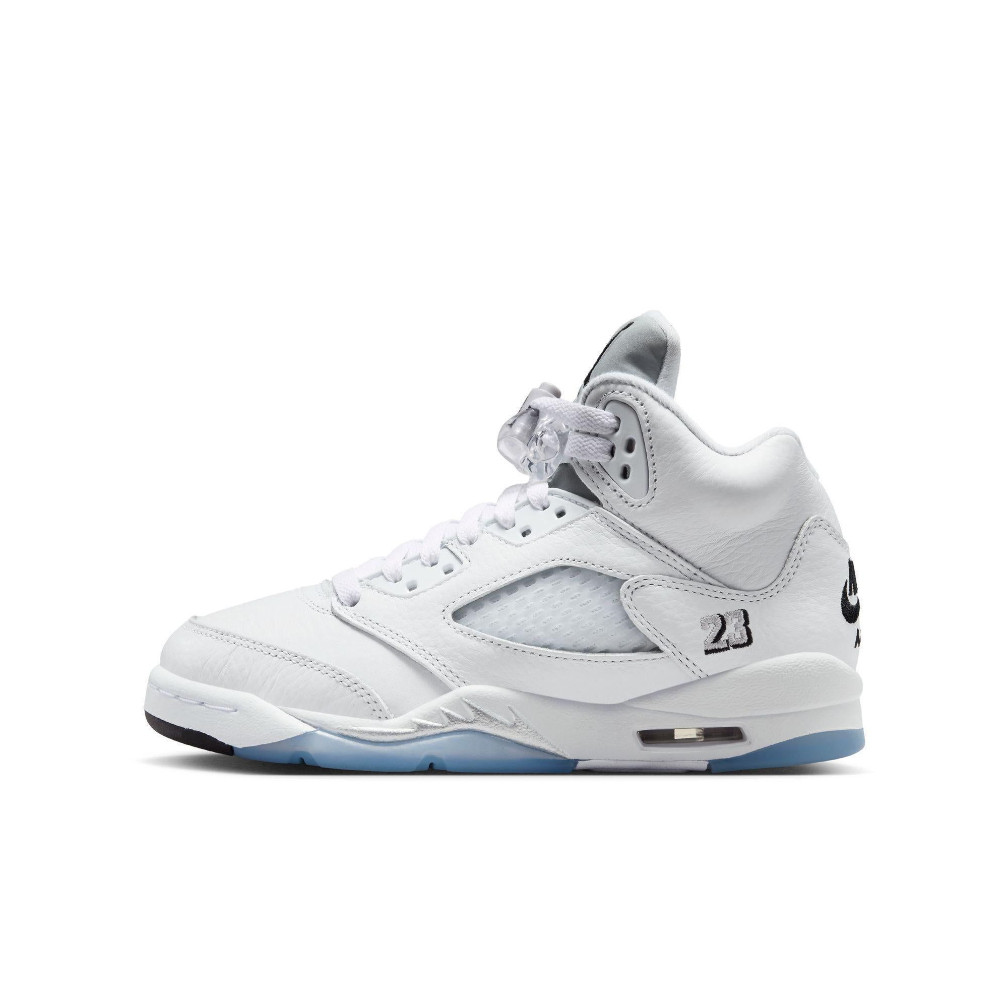 Air Jordan 5 Retro Gradeschool “White Metallic”