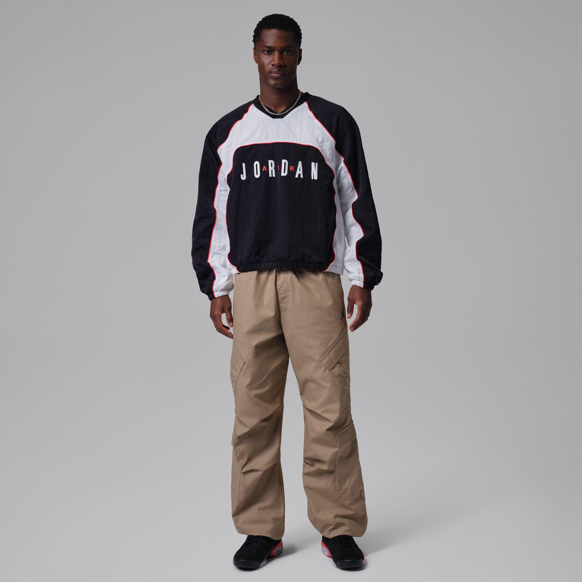 Jordan Flight Pullover Track Jacket “Chile Red”