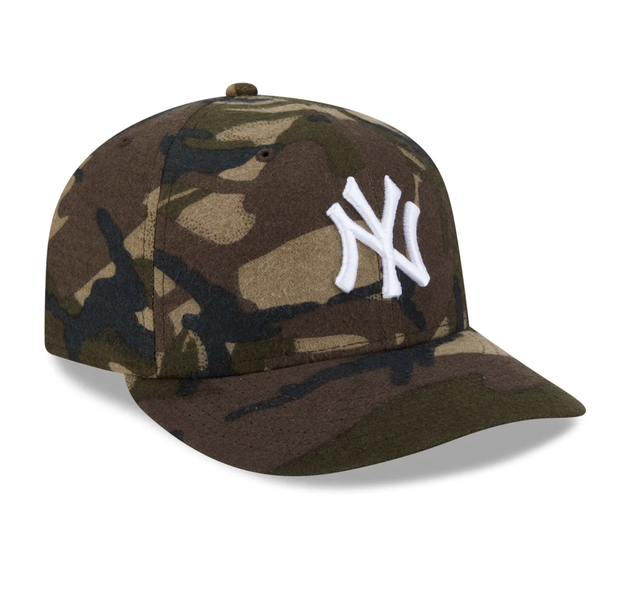 New Era New York Yankees Three Looms Camo Pre-Curve 59FIFTY Fitted