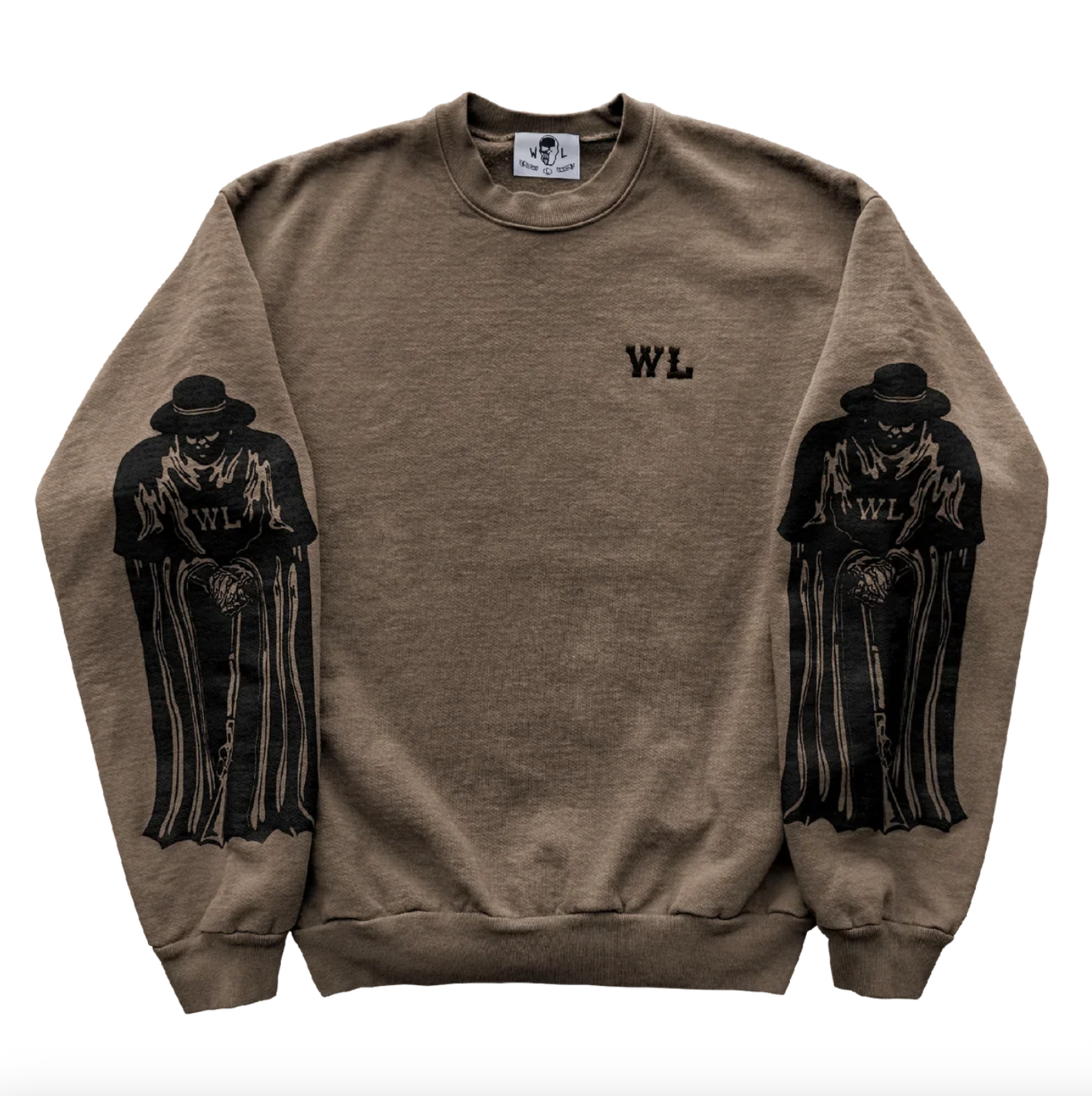 Duster and Rifle Sweatshirt - Brown