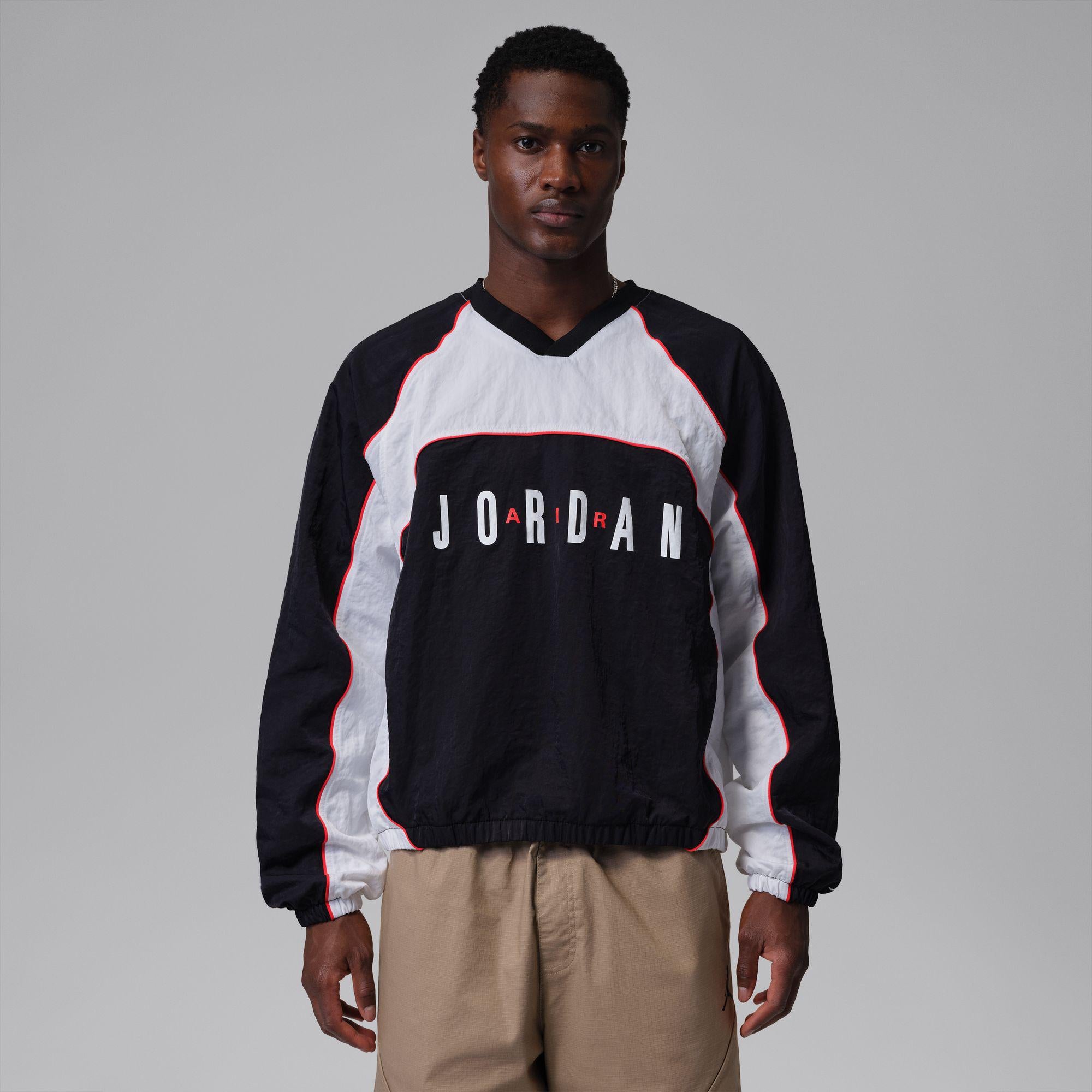 Jordan Flight Pullover Track Jacket “Chile Red”