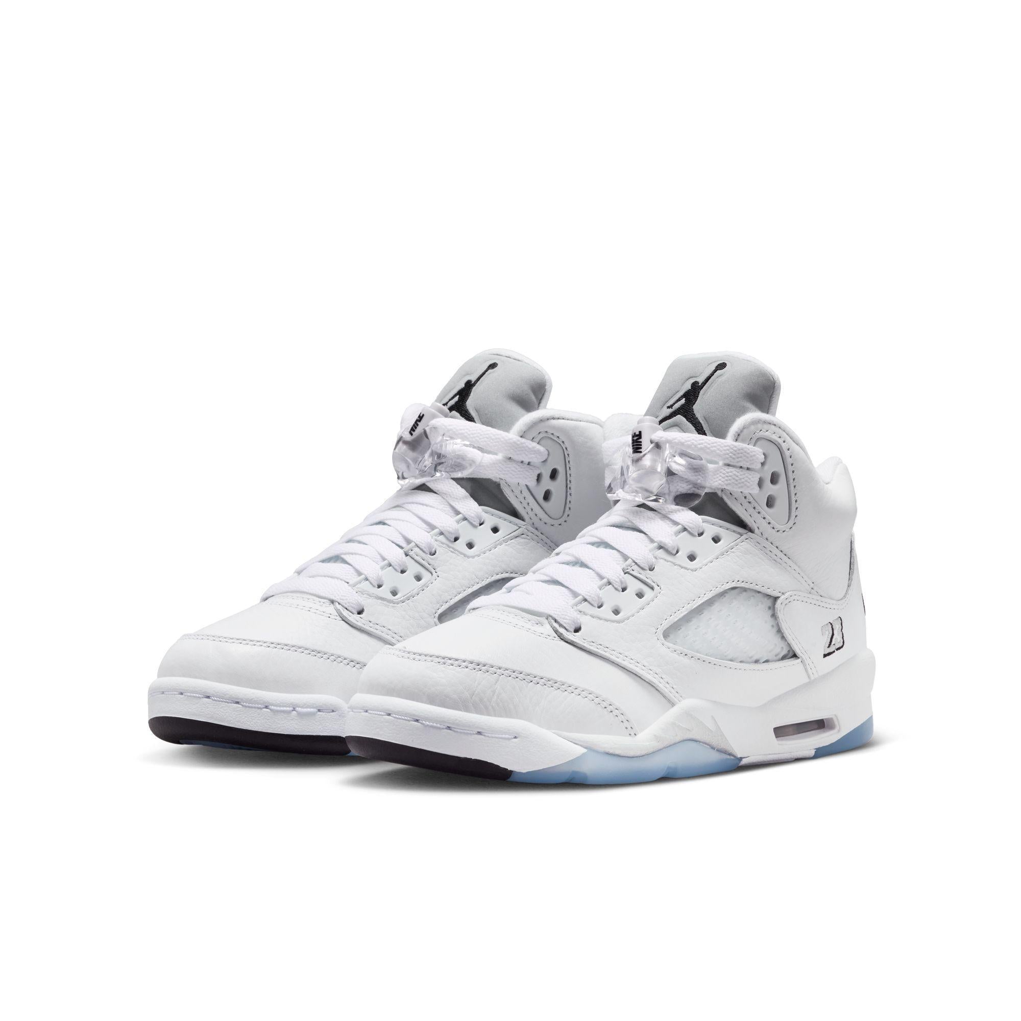 Air Jordan 5 Retro Gradeschool “White Metallic”