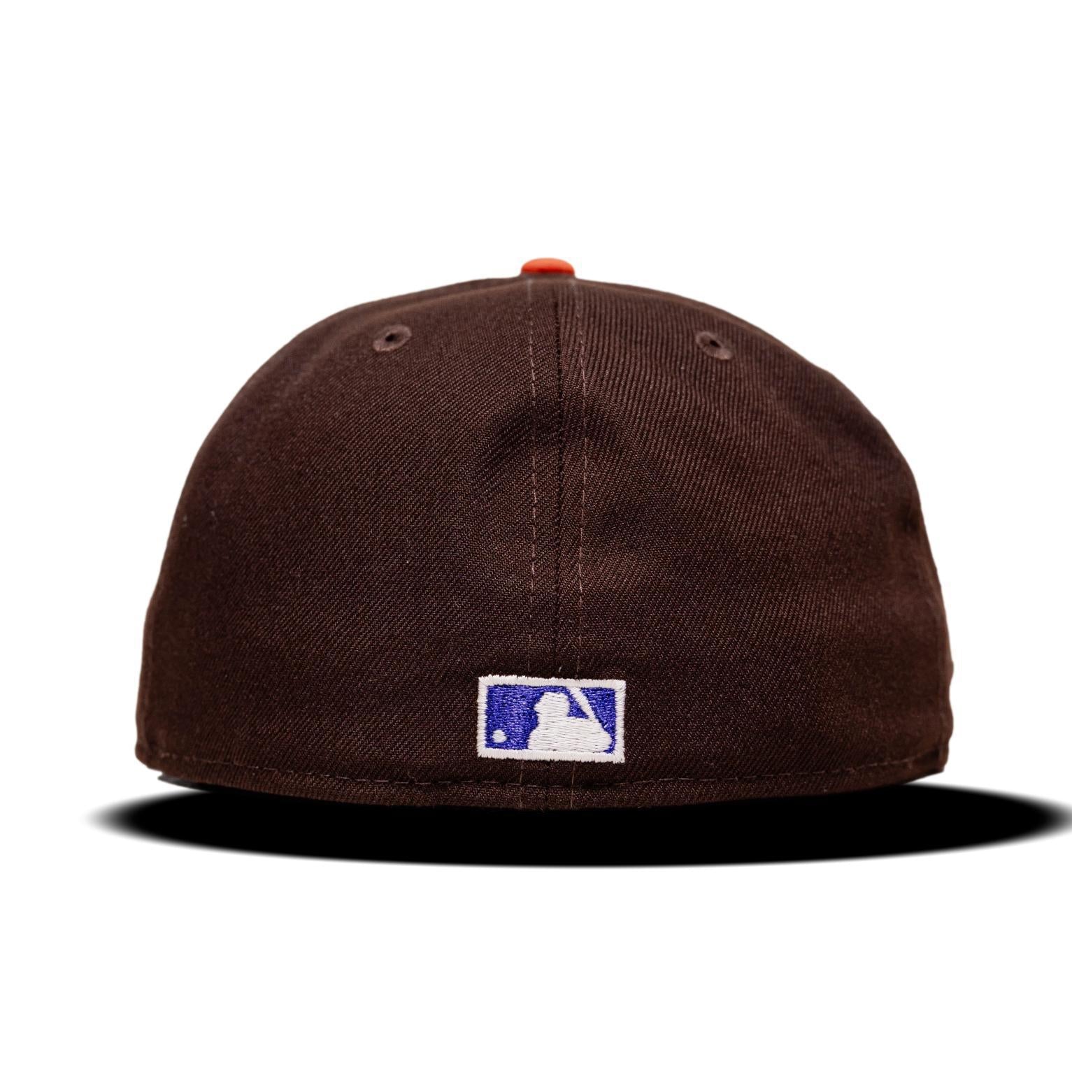 New Era New York Mets Burnt Orange 1986 WS Patch Fitted