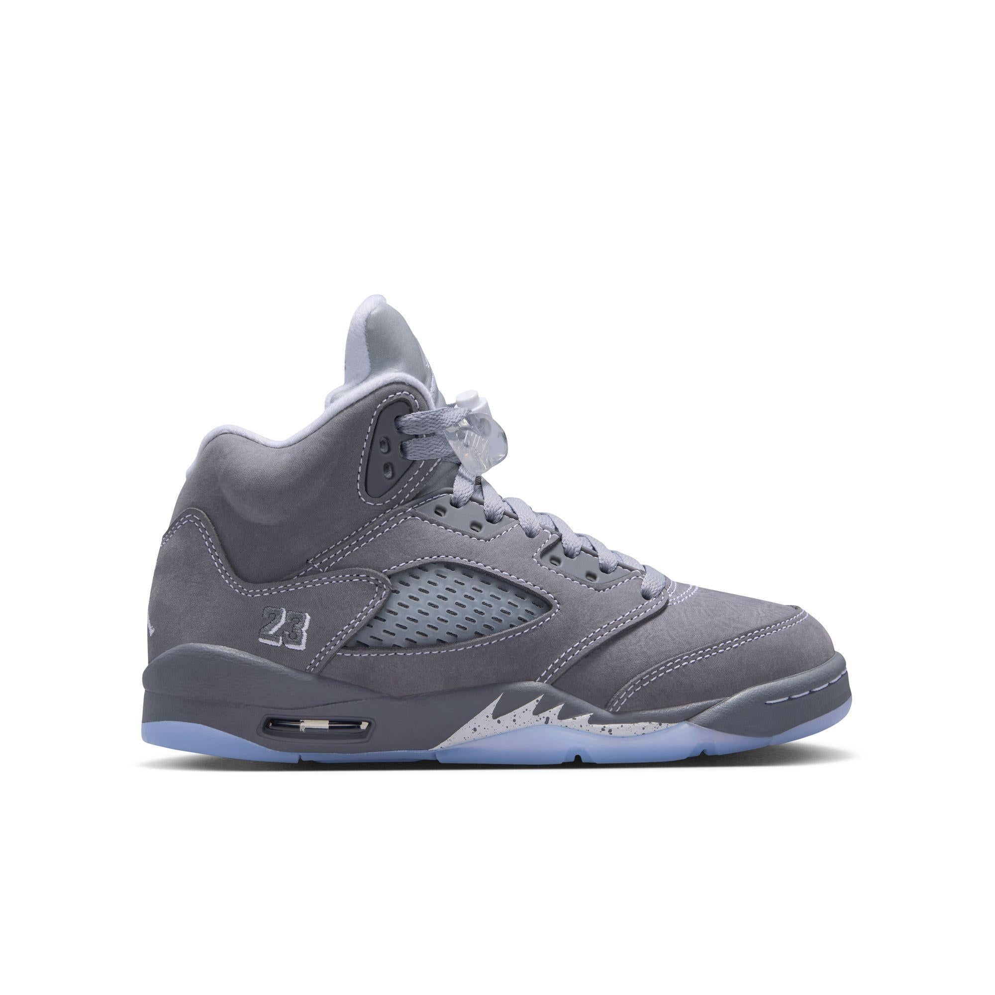 Air Jordan 5 Retro “Wolf Grey” Gradeschool