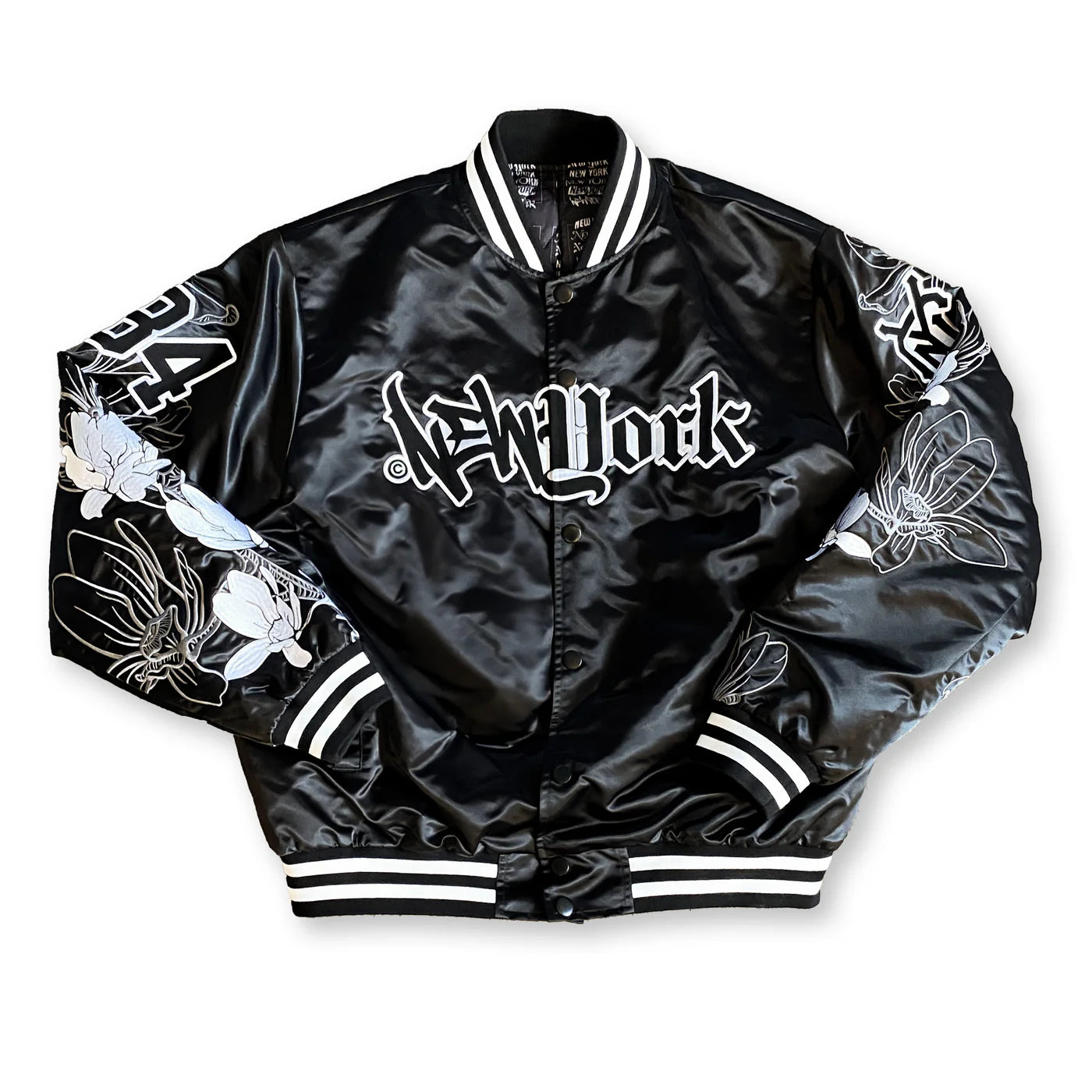 New York Split Logo Bomber Jacket