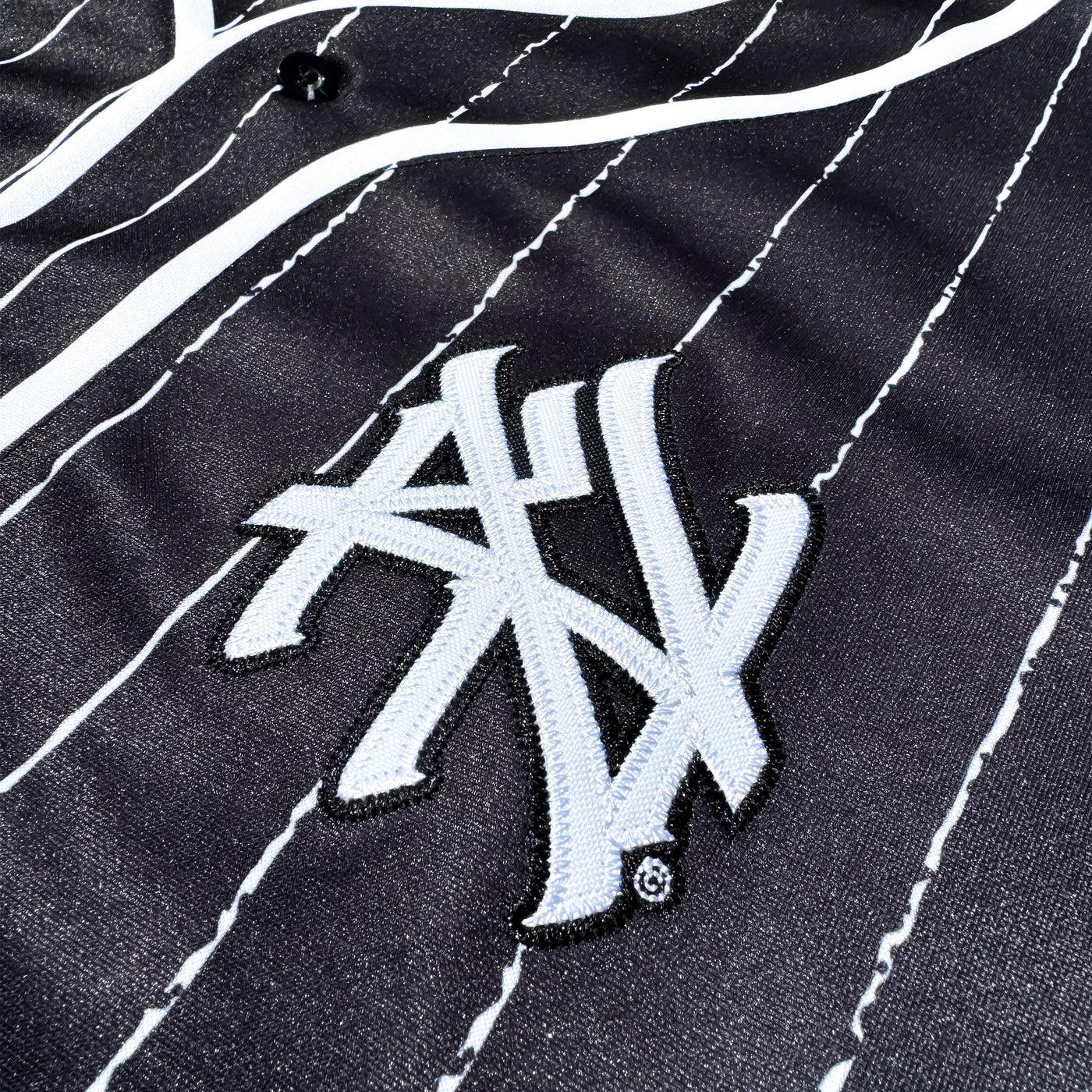 NY Hometown Pinstripe Baseball Jersey